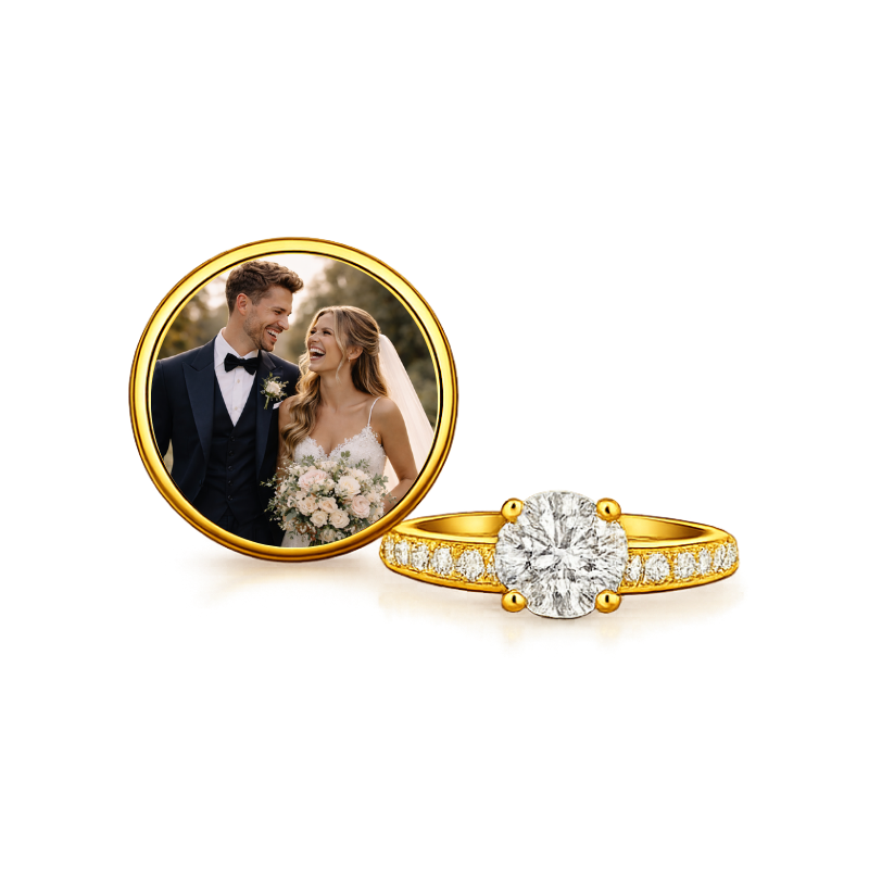 Brautpaar im Ehering